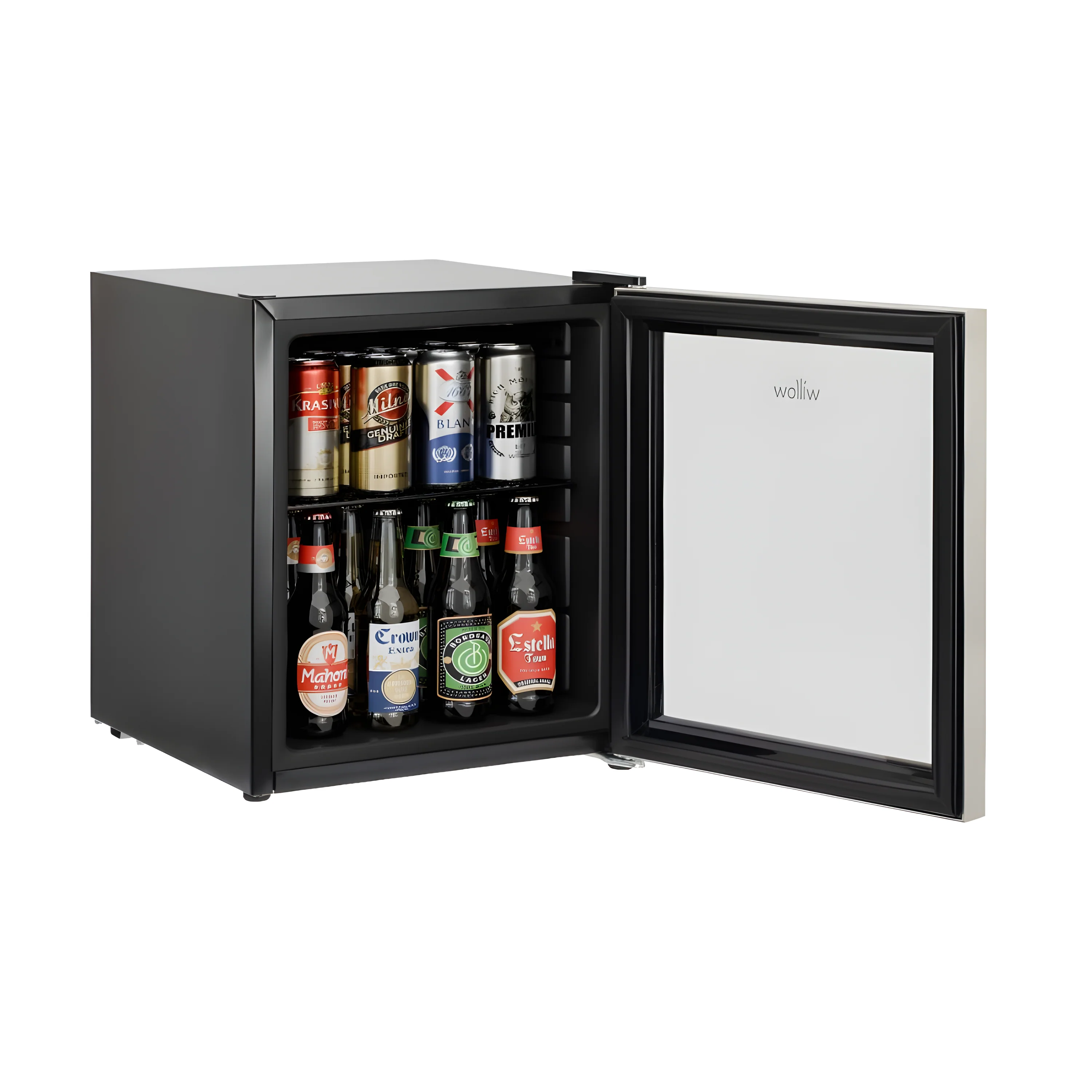 Willow WBC48SS - Stainless Steel 48L Table Top Fridge - Triple Glazed Door - E Energy Rating - Image 2