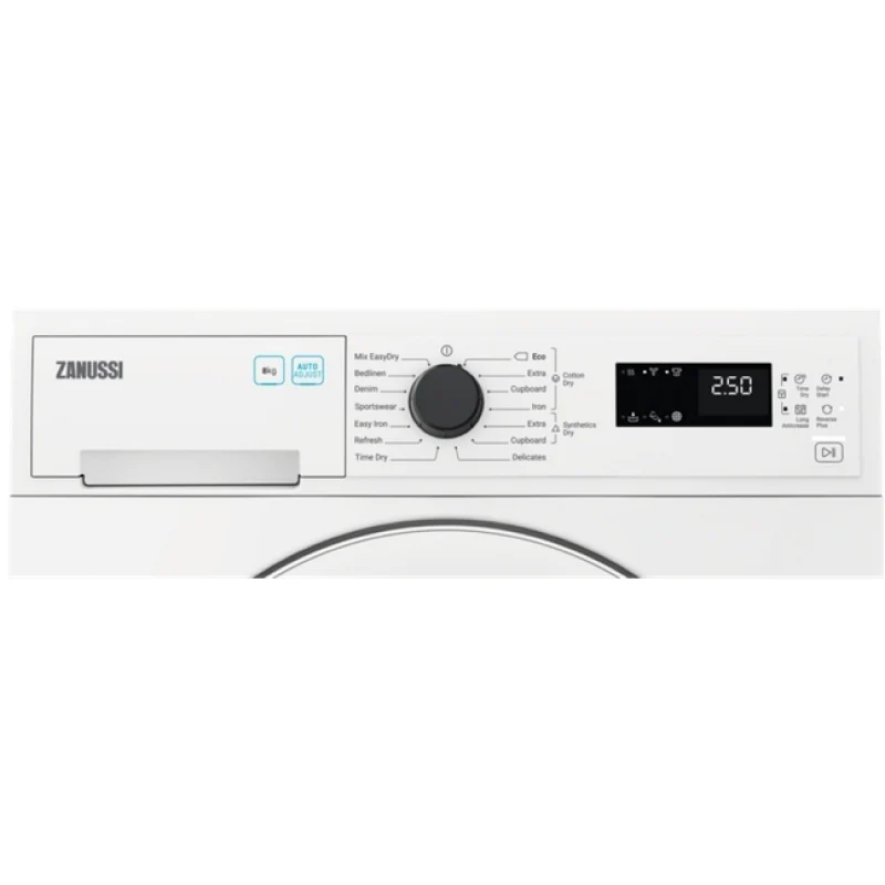 Zanussi ZDH87B4PW - White 8KG Heat Pump Condenser Dryer - A++ energy - Image 2