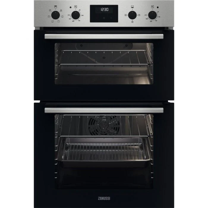 Zanussi ZKCXL3X1 - Stainless steel Built in Double Oven - A energy