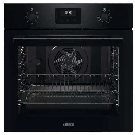 Zanussi ZOHNX3K1 - Black Built in Single Oven - A energy