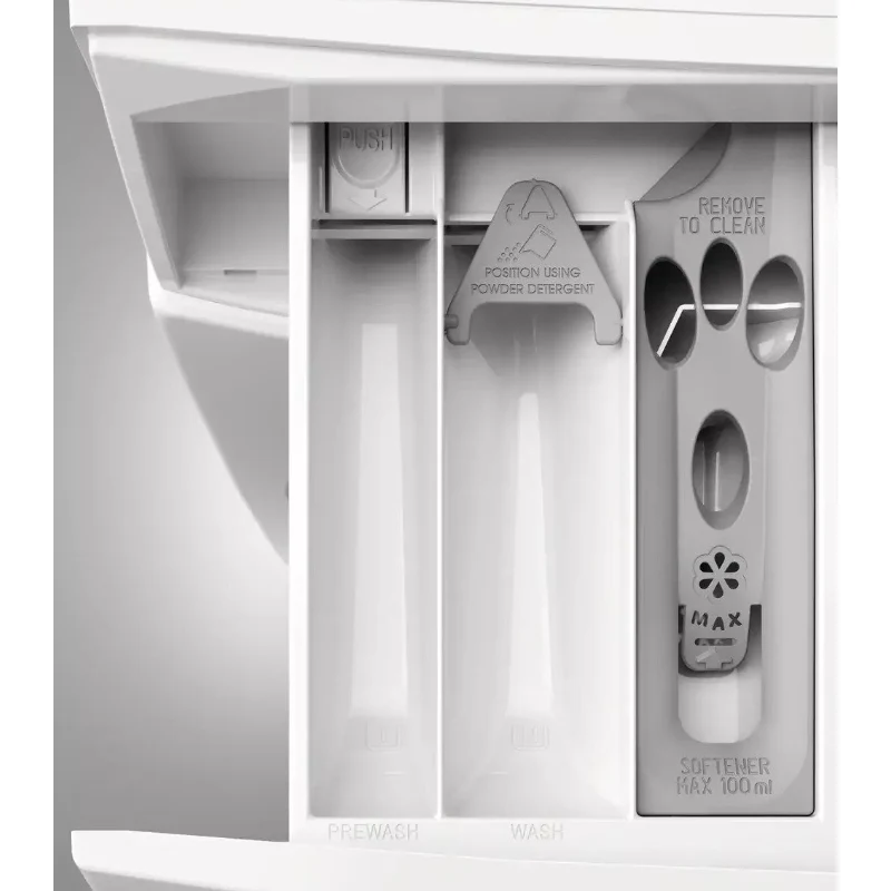 Zanussi ZWF142E3PW - White Freestanding 10KG Washing Machine - 1400 RPM - C energy - Image 4