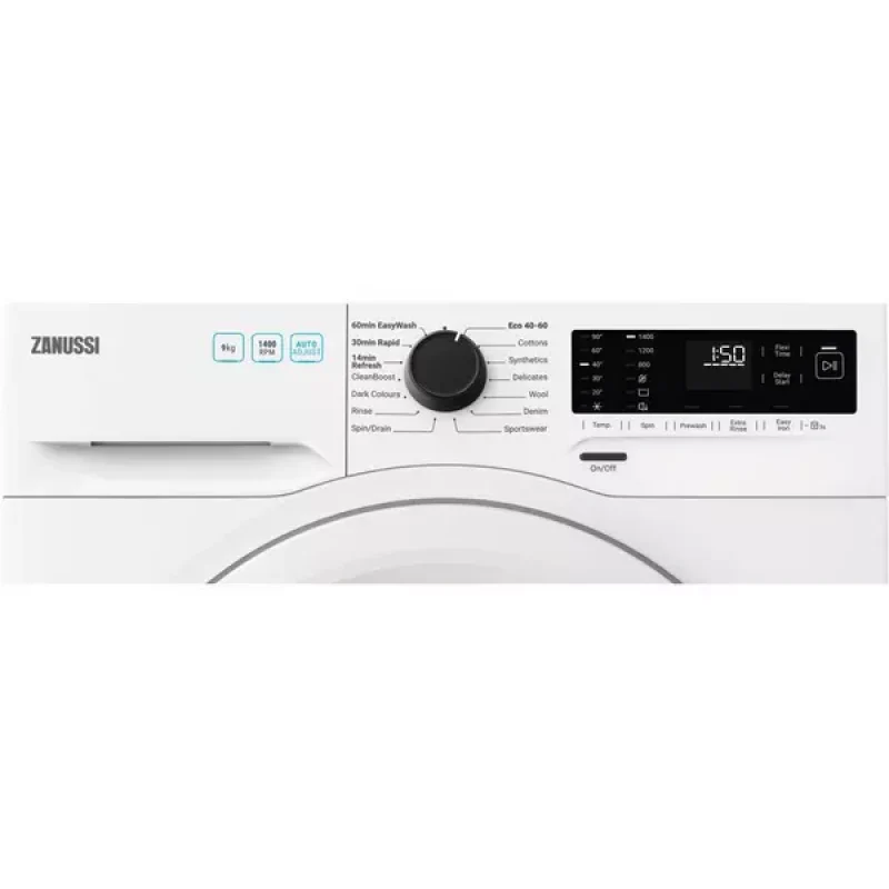 Zanussi ZWF942E3PW - White Freestanding 9KG Washing Machine - 1400 RPM - C energy - Image 2